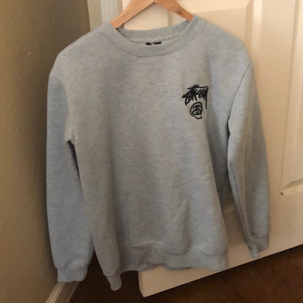 STUSSY Grey Rare Sweatshirt